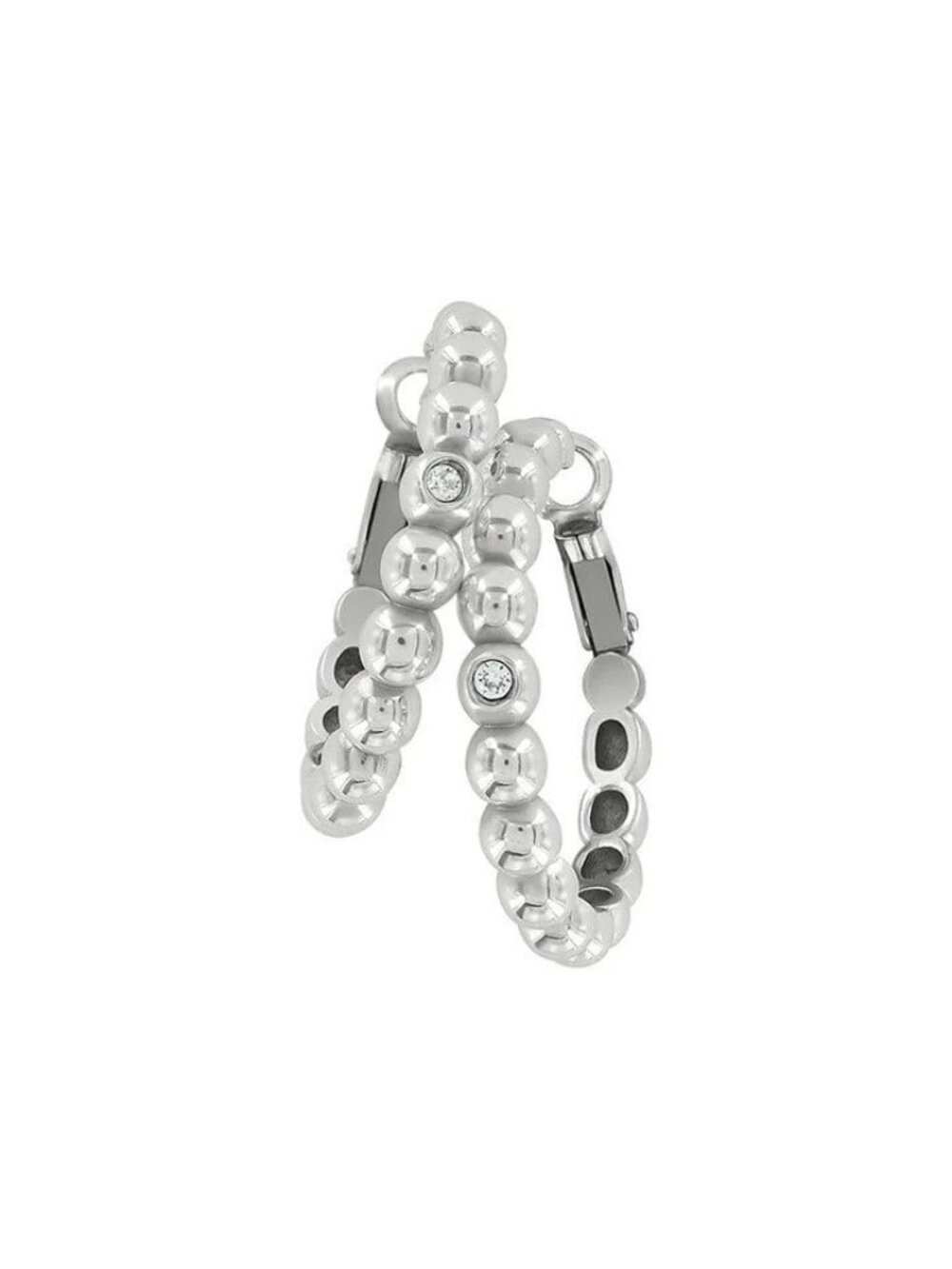 Brighton Twinkle Granulation Medium Hoops  NWT  JA9355    1  1/8" x 1/8"